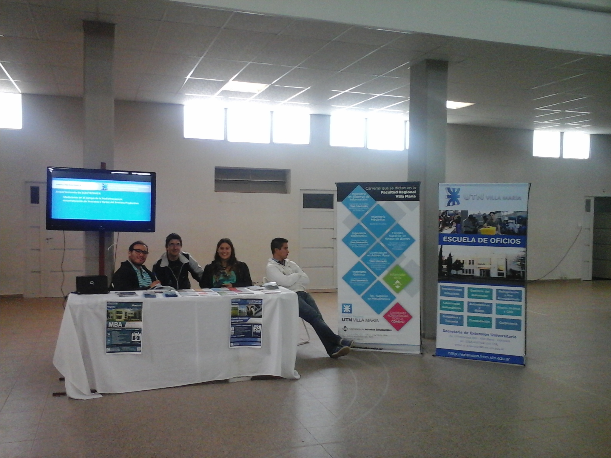 Facultad Regional emplazó stand en las Jornadas Emprender 2015 en Villa Nueva